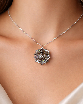 Delikatna bransoletka Black Diamond z kryształów Preciosa, STAGHORN