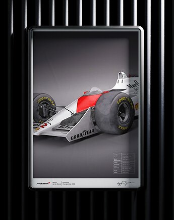 Plakat Motoryzacja -  McLaren MP4/4, OKAZJE - Prezenty pod Choinkę