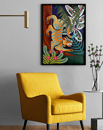 Plakat Welcome to the jungle, Magdalena Maria Kwiatkowska