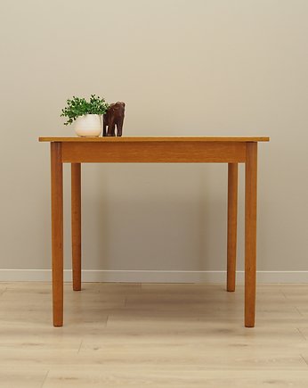 Stół jesionowy, duński design, lata 60, produkcja: Dania, Przetwory design