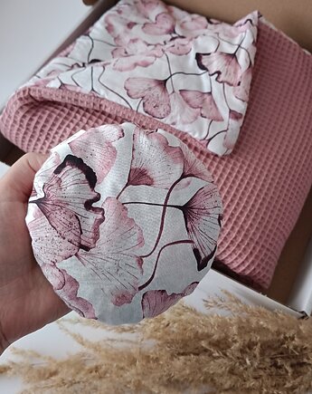 Gotowy zestaw prezentowy -  kocyk 120x75  + termofor, Little Angels