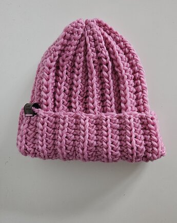 Czapka wełniana w kolorze płatka róży, Las i Łąka