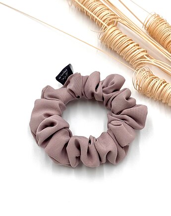 Scrunchie Slim Fiolet zgaszony, wu handmade