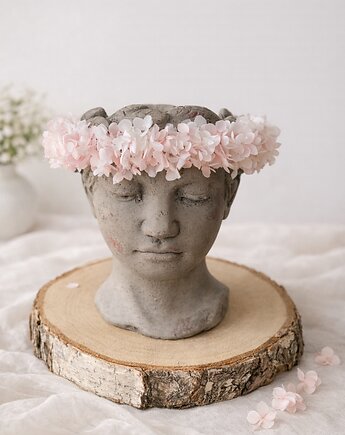 Wianek na głowę hortensja stabilizowana, Łąka