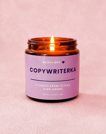Świeca sojowa COPYWRITERKA, SOy