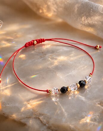 Bransoletka "Crystal Protection" (czerwony sznurek), Sol Soul