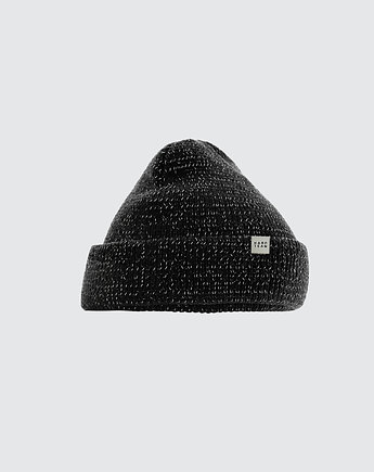 Czapka beanie odblaskowa czarna, HARP TEAM