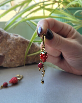 Kolczyki Poziomki z Cytrynami, Seylla pracownia