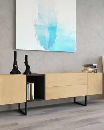 Komoda ABATO 180-D  fornir dąb, B2design