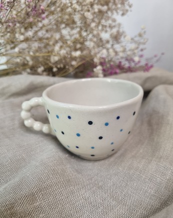 Filiżanka ceramiczna KROPECZKI, krusz art