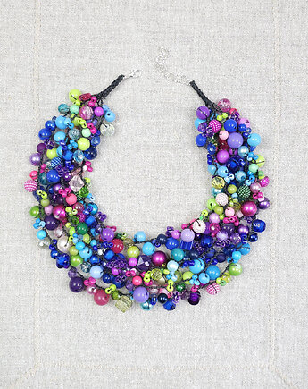 7003 Kaskadowa Kolia Jagodowy Koktajl, kama4you