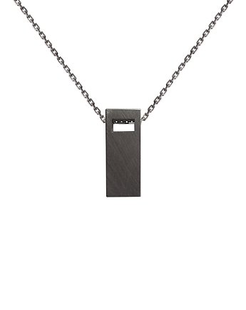 MONOLITH big / black necklace, Filimoniuk