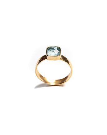Pierścionek z topazem, Bijoux by Marzena Bylicka