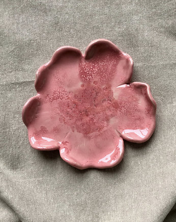 Ceramiczna podstawka Różowy Kwiat, Makatka Polka Ceramiczna