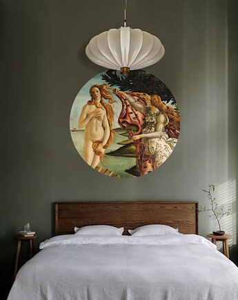 Dots Birth of Venus - samoprzylepna tapeta w kształcie koła, wallcolors