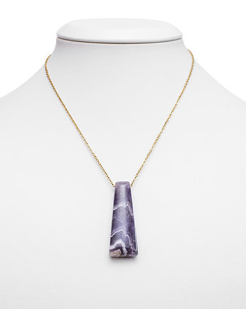 Naszyjnik - amulet relaksujący - Ametyst - duży, mdesign
