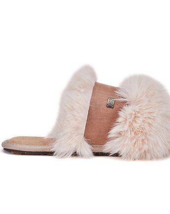 Kapcie domowe MUCHAS w kolorze białym, Australia Luxe