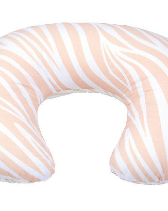 Fasolka poduszka do karmienia zebra łososiowa, Motherhood