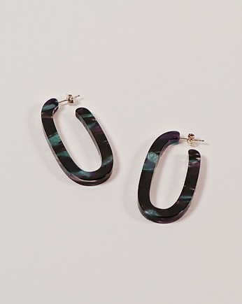 Kolczyki LIANA w kolorze Infinity Green, NINIcoJewelry
