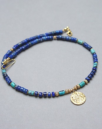 Lapis lazuli vol. 22 choker /10.02.26/  - Szlachetna kolekcja, KiKa pracownia