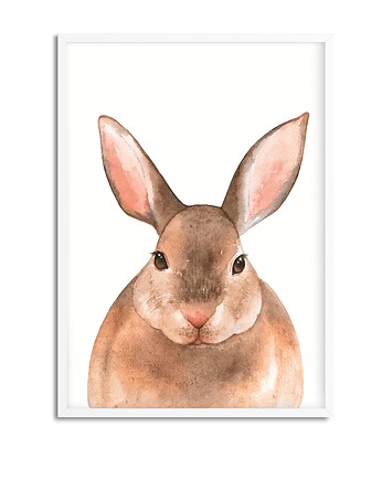 Plakat ZAJĄC leśne zwierzaki, Well Wall