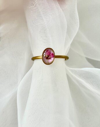 Pierścionek z zatopionym kwiatem , Blask Natury