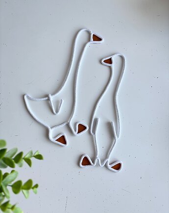 Zestaw dekoracji gąsek do pokoiku dziecięcego, renartgifts