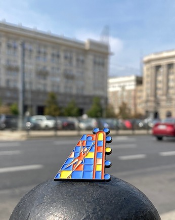 Pin Warszawa - Siatkarka, Adam Kosik