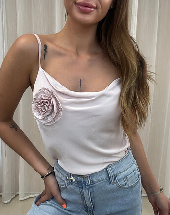Wiskozowy top róża Rosa, SOLO moda