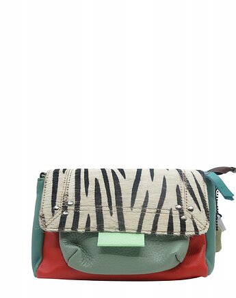 Torebka skórzana, miękka, na ramię długi pasek oryginalna zero waste OLIVKA, Olivka Warsaw