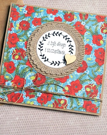 kartka ślubna :: handmade :: maki EKO, kaktusia