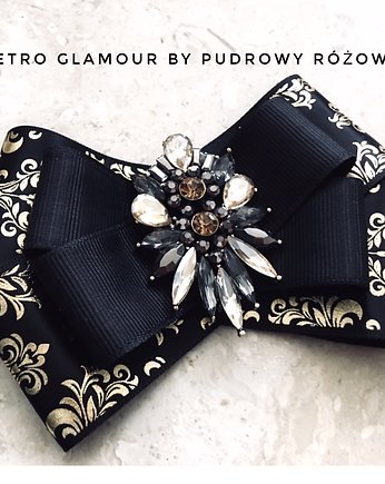 Brosza  Retro Glamour NEW, Pudrowy Różowy