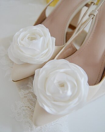 Klipsy do butów satynowe jaskry, Anelis Atelier