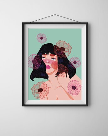 Plakat "Blue eyes", Maya Design