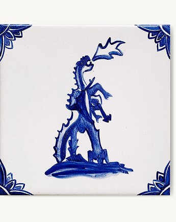 Smok wawelski na kafelku, AZUL kafelki