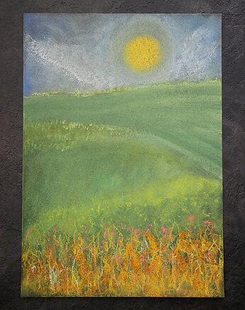 Wiosenne mgły pastela sucha, JBJart Justyna Jaszke