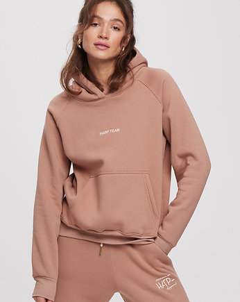 Bluza hoodie KOLLY Hazelnut damska, HARP TEAM