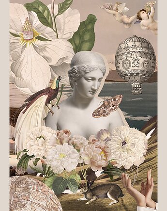 Plakat - Purity, hint of time collage studio