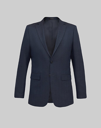 Marynarka do zestawu zogno granatowy slim fit, BORGIO