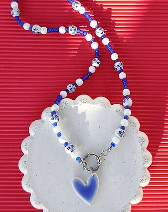 Naszyjnik FOLK blue jadeit, WILDBI design