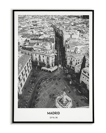 Plakat miasto HISZPANIA - MADRYT  obraz, Bajkowe Obrazki
