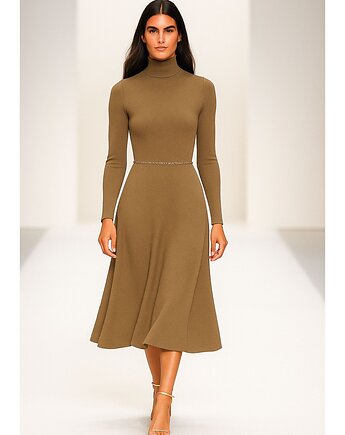 Sukienka cappuccino YY300051, YULIYA BABICH