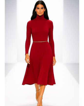 Sukienka czerwona YY300051, YULIYA BABICH