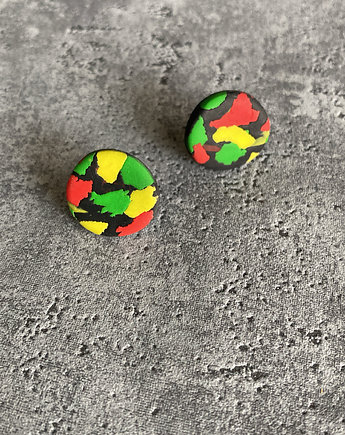 Kolczyki Round Rasta, LaCzapaKabra