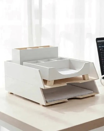 Organizer biurkowy - przyborniki do biura, Clock Wood Studio