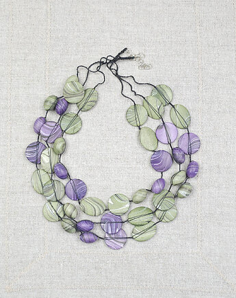 7007 Naszyjnik Lawendowa Szałwia, kama4you