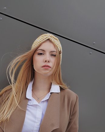 Opaska na głowę farbowana naturalnie roślinami, HERBE DESIGN