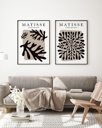 Zestaw plakatów Matisse coffee &black, OKAZJE - Prezenty świąteczne