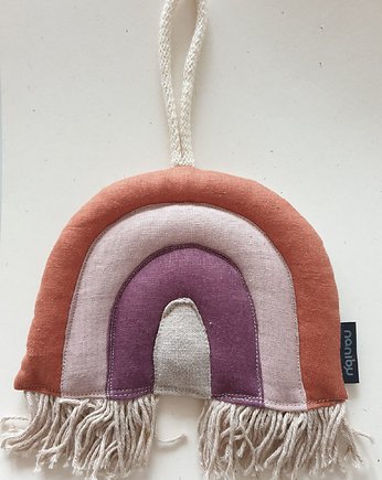 Tęcza zawieszka dekoracja,rudy, róż, fiolet, naniby