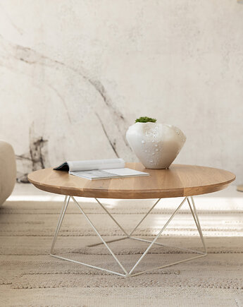 Dębowy stolik kawowy, Projekt Loft